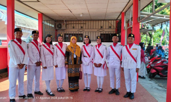 8 Siswa Sukses Bertugas Paskibra Kecamatan Donorojo 